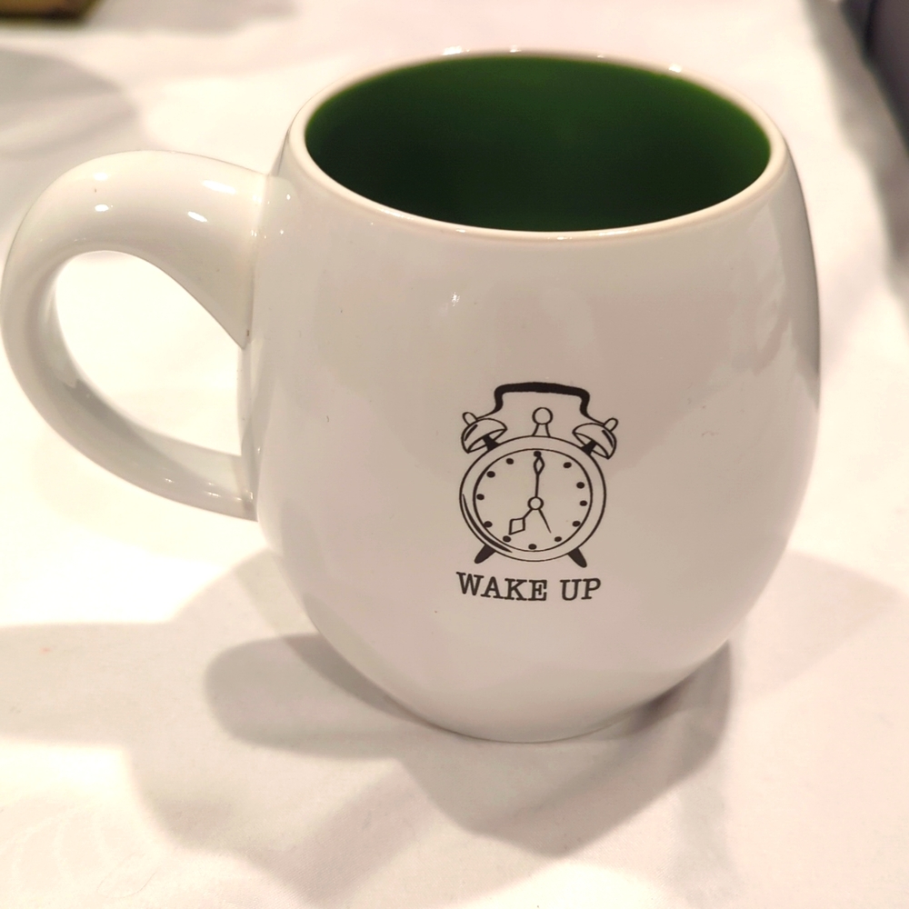 Wake Up Rounded Mug - Picture 2 of 4